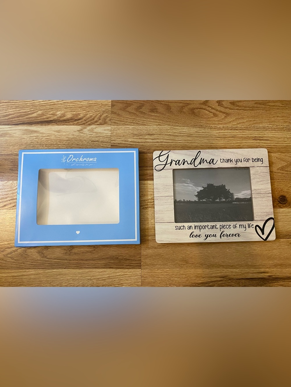 Ochkorea Grandma Sentimental Picture Frame Brown NWT - Picture 2 of 4